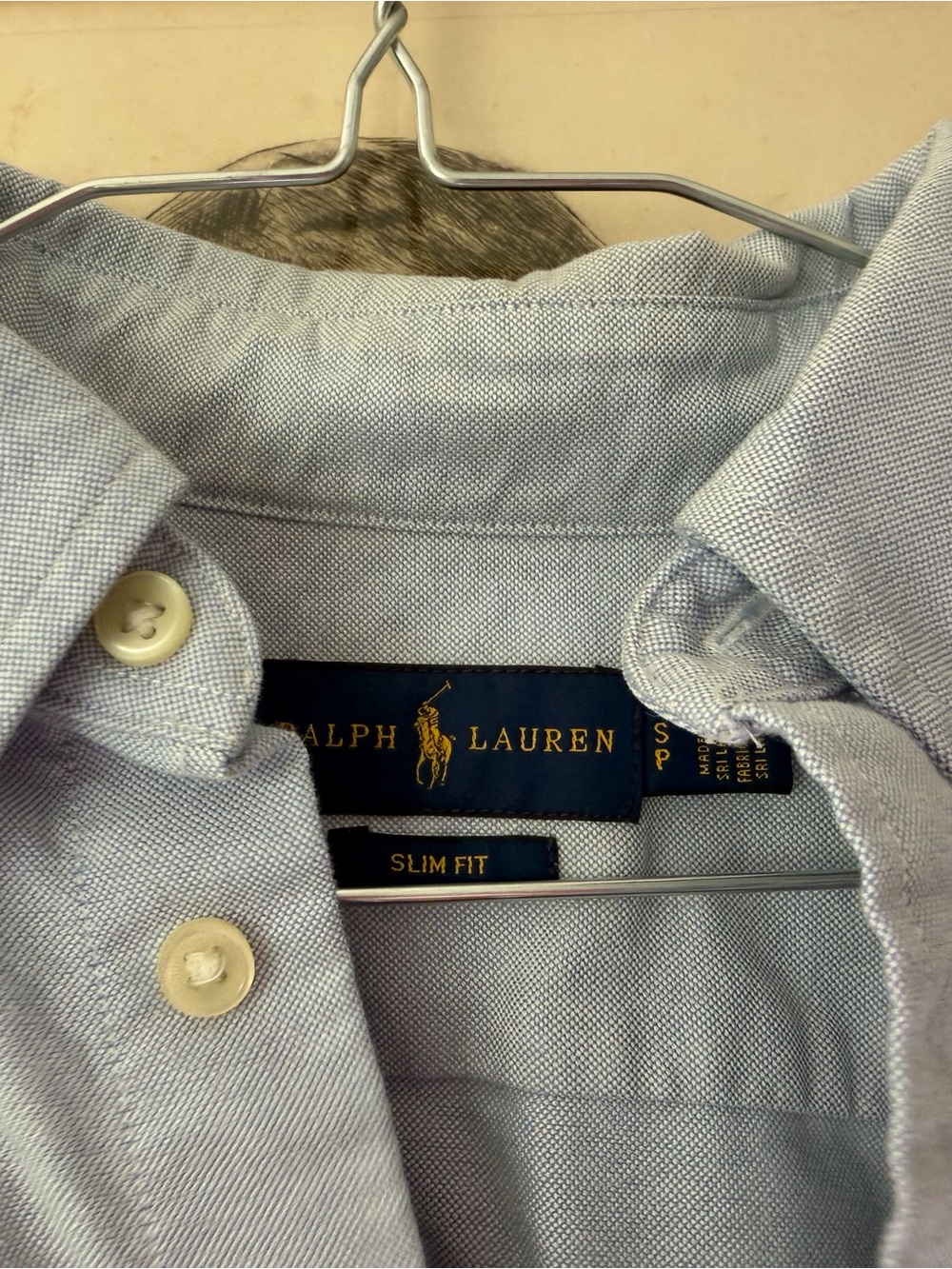 Ralph Lauren Light Blue Oxford Button-Down with Polo Bear Embroidery - Picture 7 of 9